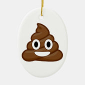 kack Emoji Keramikornament (Vorne)