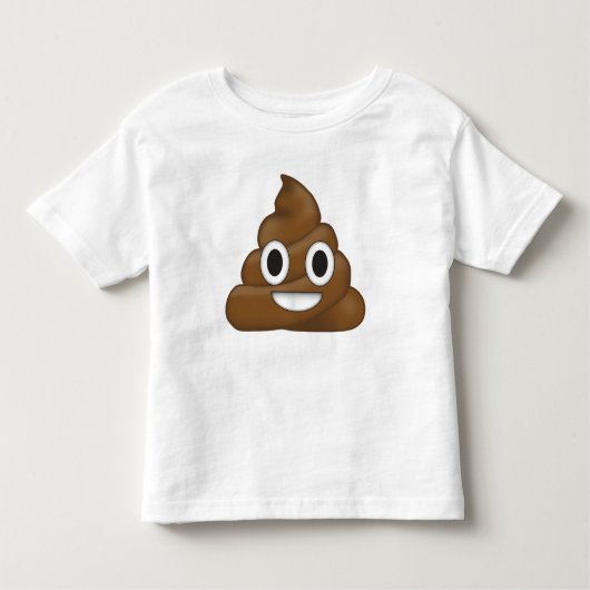 Kack Emoji Kleinkind T-shirt (Vorderseite)