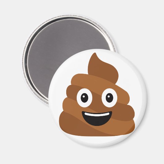 Kack Emoji Magnet (Vorderseite/Rückseite)