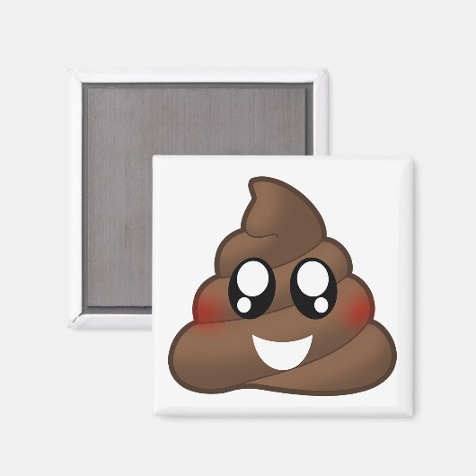 Kack Emoji Magnet (Vorderseite/Rückseite)