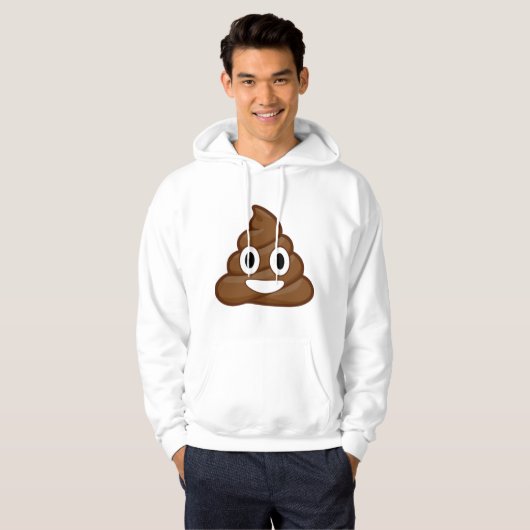 kack Emoji menhooded Sweatshirt Hoodie Hoody (Vorne ganz)