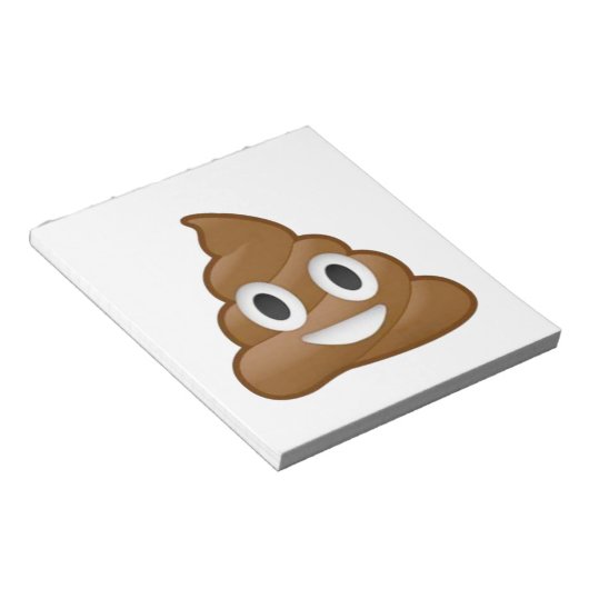 Kack Emoji Notizblock (angewinkelt)
