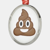 kack Emoji Ornament Aus Metall (Links)