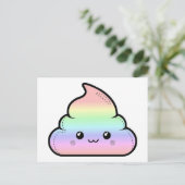 Kack Emoji Postkarte (Stehend Vorderseite)