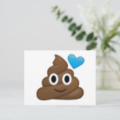 Kack Emoji Postkarte (Stehend Vorderseite)