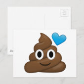 Kack Emoji Postkarte (Vorne/Hinten)