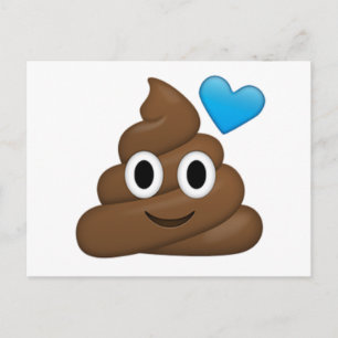 Kack Emoji Postkarte
