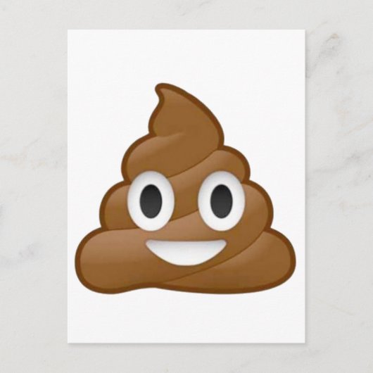 Kack Emoji Postkarte (Vorderseite)