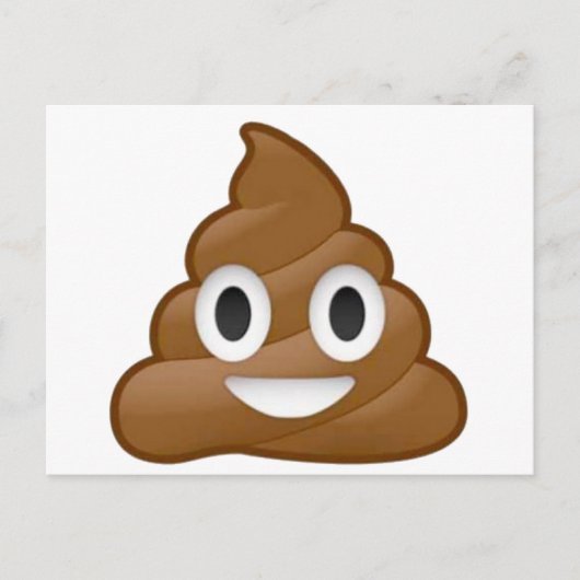 Kack Emoji Postkarte (Vorderseite)