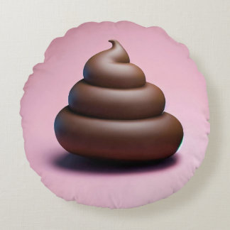 Kack Emoji Rundes Kissen