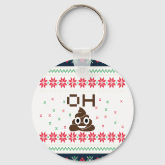 Kack Emoji Schlüsselanhänger