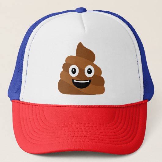 Kack Emoji Trucker Hat Truckerkappe (Vorderseite)