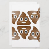 kack Emojis Briefpapier (Vorne/Hinten)