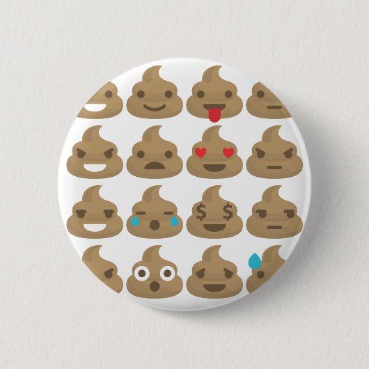 kack Emojis Button (Vorderseite)
