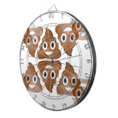 kack Emojis Dartscheibe (Vorderseite rechts)