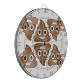 kack Emojis Dartscheibe (Vorderseite Links)