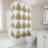 kack Emojis Duschvorhang (Beispiel)