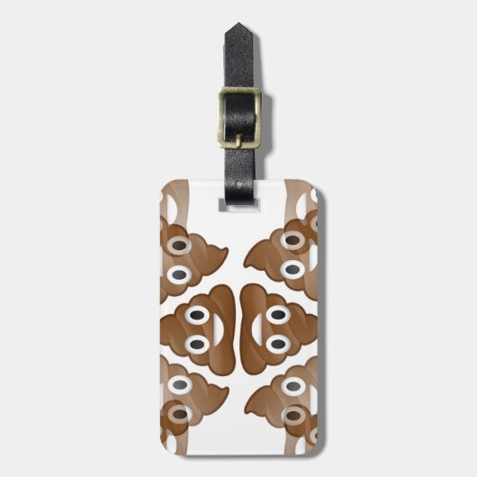 kack Emojis Gepäckanhänger (Vorderseite vertikal)