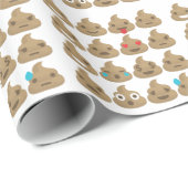 kack Emojis Geschenkpapier (Rolleneckpunkt)