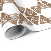 kack Emojis Geschenkpapier (Rolleneckpunkt)