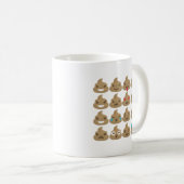 kack Emojis Kaffeetasse (VorderseiteRechts)