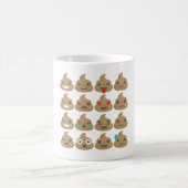 kack Emojis Kaffeetasse (Mittel)