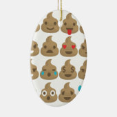 kack Emojis Keramik Ornament (Rechts)