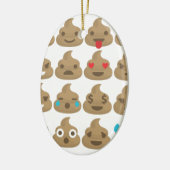 kack Emojis Keramik Ornament (Links)