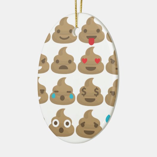 kack Emojis Keramik Ornament (Links)