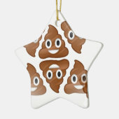 kack Emojis Keramik Ornament (Links)