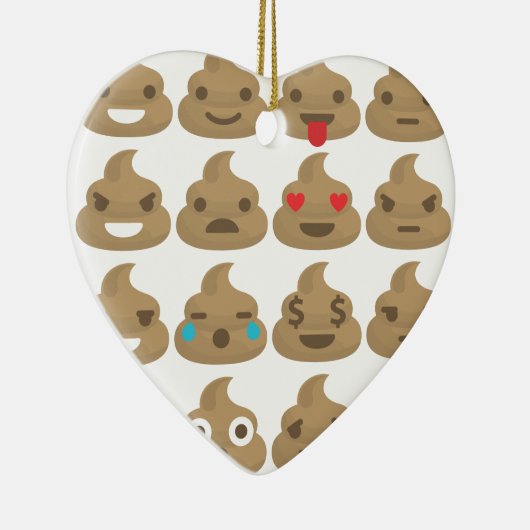 kack Emojis Keramikornament (Rechts)