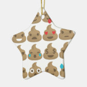 kack Emojis Keramikornament (Links)