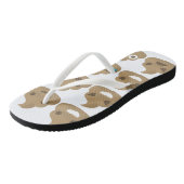 kack Emojis Sandalen Schuhe Flippen Flops (Schrägansicht)