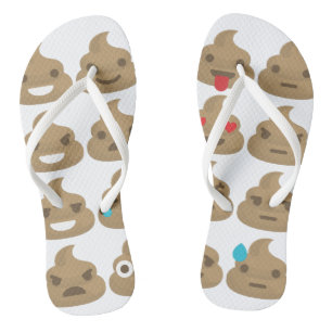 kack Emojis Sandalen Schuhe Flippen Flops