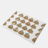 kack Emojis Türmatte (Schrägansicht)