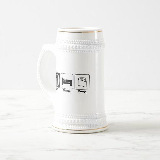 kack essen bierglas (Vorderseite Links)