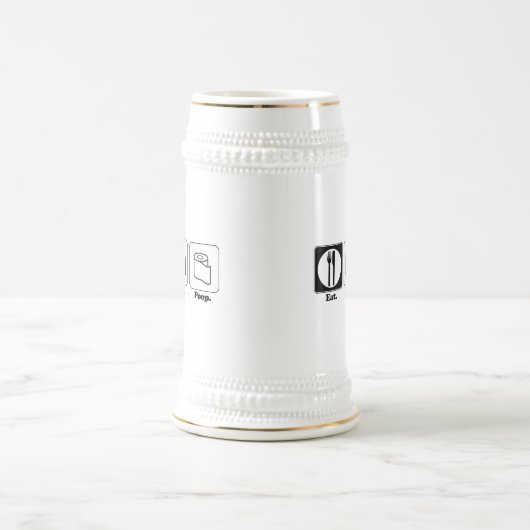 kack essen bierglas (Mittel)