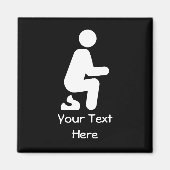 KACK Funny Customize Joke Magnet (Vorne)