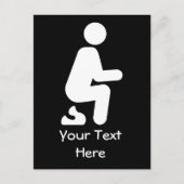 KACK Funny Customize Joke Postkarte (Vorderseite)