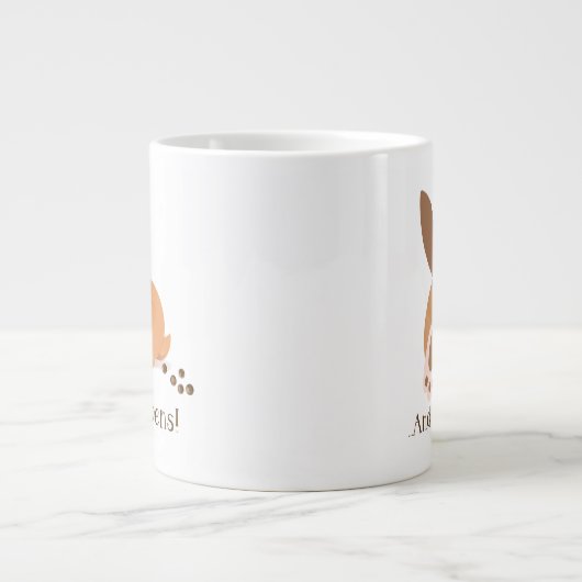 Kack Geschehnisse.....und sonnige Hintern! Jumbo-Tasse (Vorderseite)