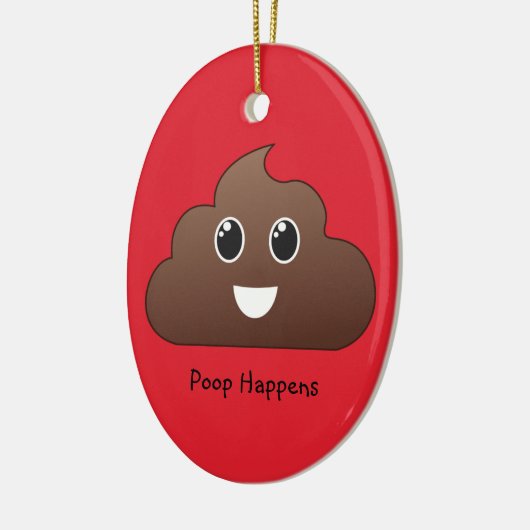 Kack Happens Emoji Ornament (Links)