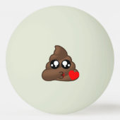 Kack Heart Liebe Emoji Tischtennisball (Vorderseite)