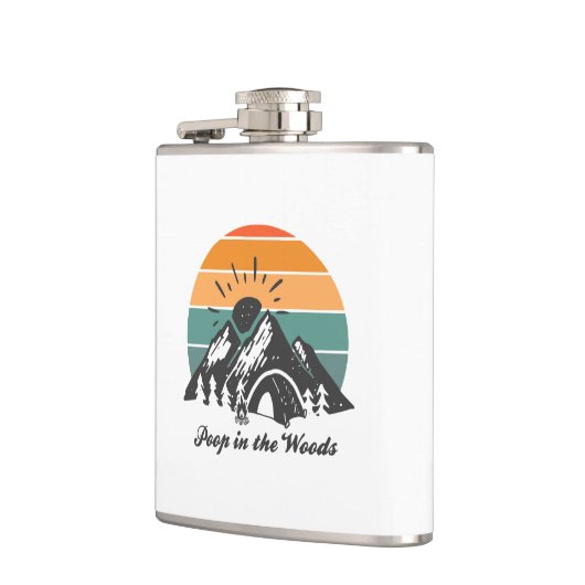 Kack im Wald Flachmann (Links)