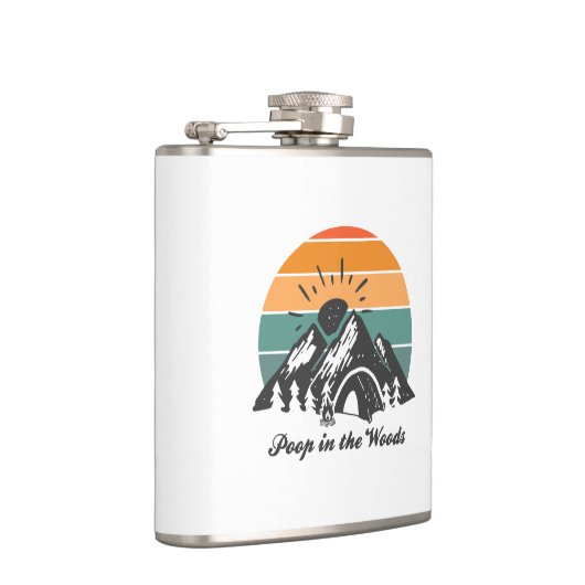 Kack im Wald Flachmann (Rechts)