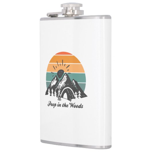 Kack im Wald Flachmann (Links)