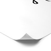 Kack in der hauseigenen Badewanne Print Poster (Ecke)