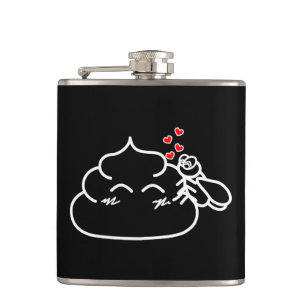 Kack in Liebe - Brootsch the PooPoo Flachmann