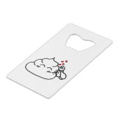 Kack in Liebe - Brootsch the PooPoo Geldbeutel Flaschenöffner (Vorderseite Schrägansicht)