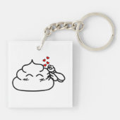 Kack in Liebe - Brootsch the PooPoo Schlüsselanhänger (Rückseite)