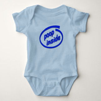 Kack Inside Funny Baby Säugling Strampler Romper